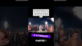 UNE TIGRESSE BLANCHE A NEUF QUEUES 1  film shorts tiktok filmrécap [upl. by Grearson]