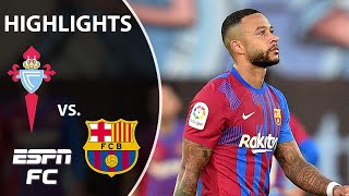 Barcelona wastes 3goal lead in draw at Celta Vigo  LaLiga Highlights  ESPN FC [upl. by Richela]