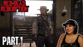 FIRST TIME PLAYING RED DEAD REDEMPTION  PART 1  JOHN [upl. by Artaed]