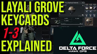 Layali Grove Keycard Locations  Delta Force Hawk Ops [upl. by Lraed]