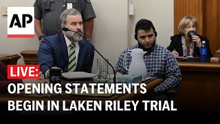 Laken Riley trial LIVE Opening statements begin [upl. by Crudden]