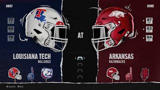 Louisiana Tech Bulldogs at Arkansas Razorbacks [upl. by Adla]