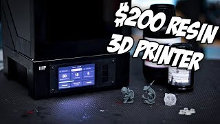 Unboxing amp Testing 200 Resin 3D Printer  Monoprice MP Mini SLA Resin 3D Printer [upl. by Orfinger]