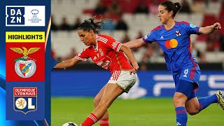 HIGHLIGHTS  Benfica x Olympique Lyonnais  UEFA Womens Champions League 202324 Português [upl. by Aicenaj]