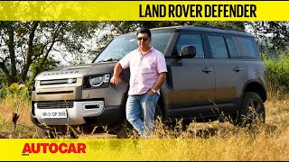 Land Rover Defender review  The India test  First Drive  Autocar India [upl. by Jarvey]