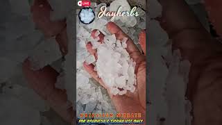 Kalmi Shora Crystal  Potassium Nitrate  Saltpetre  Nitrate of Potash  कलमी शोरा  jayherbs [upl. by Red]