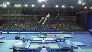 GOUZOU amp DEMIROODOMIRO FRA  2024 Trampoline European silver medallists Mens Synchro [upl. by Maclean]