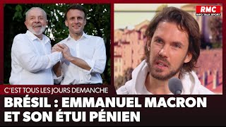 Arnaud Demanche  Brésil  Emmanuel Macron et son étui pénien [upl. by Akered]