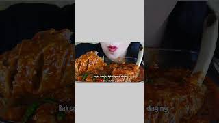 ASMR Seblak bakso pentung iga jumbo mukbang eatingsounds [upl. by Eiramanit514]