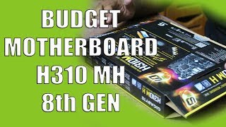 Gigabyte H310M H Budget Motherboard Review [upl. by Lamaj]