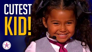 5YearOld Singer is the CUTEST Audition on Americas Got Talent Ever [upl. by Georgy]