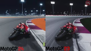 MotoGP 23 Vs MotoGP 24 Comparison [upl. by Anilam]