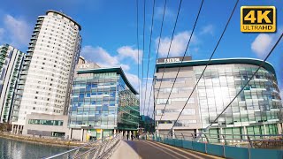 Media City  Manchester  Walk  4K [upl. by Ayenat]