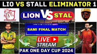 🔴Live Champions Cup  Stallions vs Lions Semi final live Scores  Live Match Today cricket live [upl. by Arela]