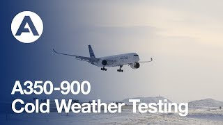 A350 XWB cold weather testing in Iqaluit Canada [upl. by Vashtee]