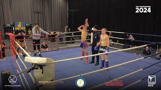 SM i Thaiboxning 2024 Teo Dybeck vs Leon Legnered [upl. by Leahcimed46]