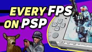 FirstPerson Shooters on PSP  Trying all 16 Games [upl. by Anihsit790]