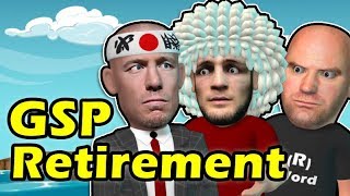 GSP announce retirement after UFC shutting Down his super fight with Khabib [upl. by Merri37]