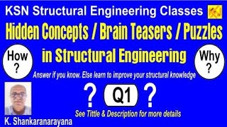 Q1 for Varignons Theorem Hidden conceptsBrain teasers puzzles in structural Engineering [upl. by Kellina133]