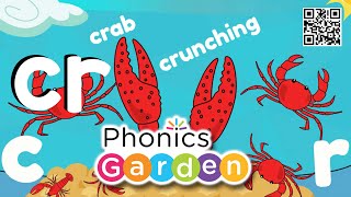 CR Blend  Simple Singing Phonics  Letter Blend Sounds  Phonics Garden [upl. by Riegel]