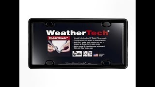 WeatherTech License Plate Cover Review [upl. by Nodnerb119]