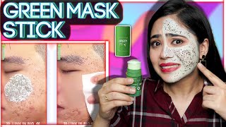 Viral Green Mask Stick🙀 Does this Green mask stick Works 🤮Ronak Qureshi [upl. by Sterrett]