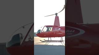 R44 Helicopter Start Up helicopter aviation flightschool flighttraining pilotschool [upl. by Suravart]