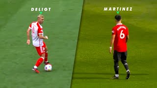 Matthijs de Ligt amp Lisandro Martínez SCARY Defending DUO [upl. by Shelba]