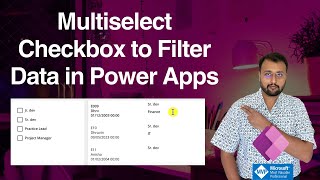 Multiselect Checkbox Filter in Power Apps Gallery [upl. by Leroj679]