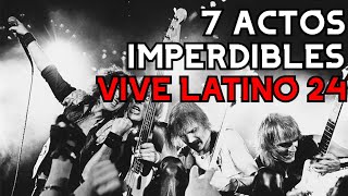 ¡7 Bandas IMPERDIBLES del Vive Latino 2024 [upl. by Dnalevelc]