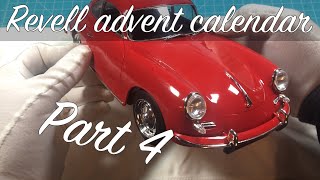 Revell Porsche 356 Type B advent calendar 2021 Final Part 4 day 19  24 [upl. by Aroz]