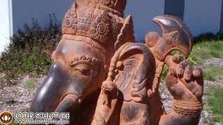 Large Garden Ganesh Statue Big Stone Ganesh Outdoor Garden [upl. by Sansone523]