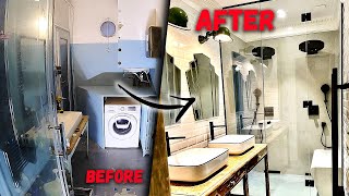 🛠 TIMELAPSE Rénovation Totale dune Salle de Bain de Folie  🛠 renovation [upl. by Eenad]