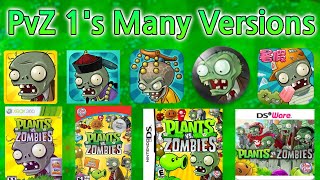 The Many Versions of Plants Vs Zombies 1 2009  2024 [upl. by Bodkin553]