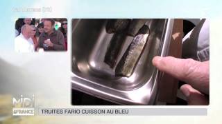 RECETTE  Truites Fario cuisson au bleu beurre frais fondu et carottes à loseille [upl. by Nossah]