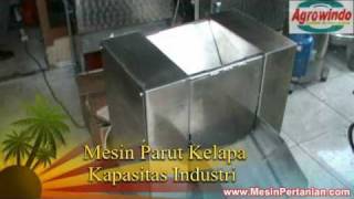 Mesin Pemarut Kelapa Kapasitas Besar Agrowindo [upl. by Mosra]