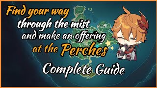 Find your way through the mist and make an offering at the perches Quest Guide  Genshin Impact [upl. by Dhiman466]