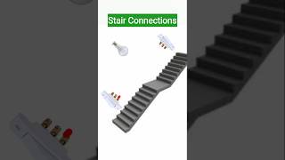 Stair Connection  Stair Light Connection  2 way switch connection [upl. by Muslim]