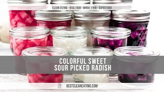 Colorful Sweet and Sour Pickled Radish [upl. by Killion]