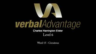 Verbal Advantage Level 06  Word 15  Circuitous [upl. by Deckert]