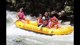 Whitewater rafting North Carolinas Nantahala River [upl. by Lalo]