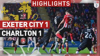 HIGHLIGHTS Exeter City 1 Charlton Athletic 1 29324 EFL Sky Bet League One [upl. by Dlaner161]