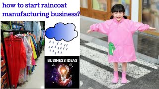 raincoat kaise banate hai  raincoat business  raincoat making machine [upl. by Indyc]