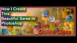 How I Create This Beautiful Saree in Photoshop  Textile Designing  Photoshop Tutorial [upl. by Norraa389]