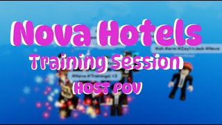 HOSTING A TRAINING  Nova Hotels  SHR POV [upl. by Reinar]