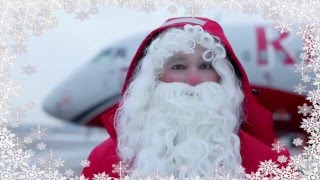 Moscow Domodedovo Airport wishes you Happy Holidays [upl. by Attehcram]