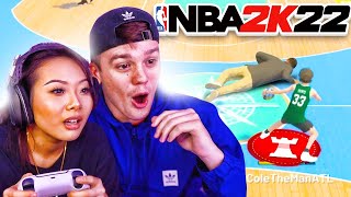 TURNING MY WIFE INTO A COMP POINT GUARD on NBA 2K22… [upl. by Wey]