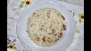 risotto con prosciutto e formaggio [upl. by Hguh765]