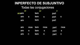 Imperfecto de Subjuntivo [upl. by Sabas]