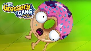 Grossery Gang Cartoon  FLYING DONUT  Cartoons for Children [upl. by Antin390]